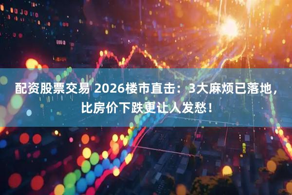 配资股票交易 2026楼市直击：3大麻烦已落地，比房价下跌更让人发愁！