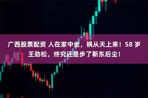 广西股票配资 人在家中坐,祸从天上来!58 岁王劲松,终究还是步了靳东后尘!