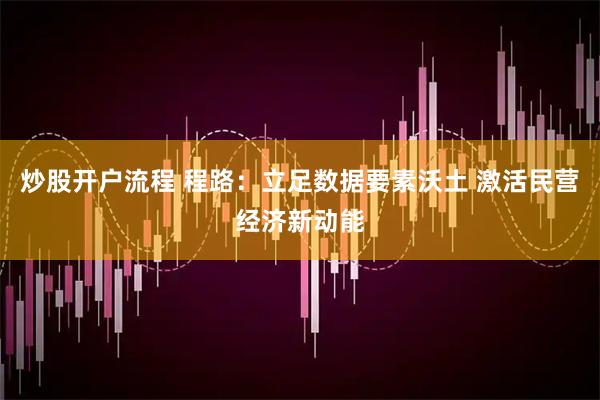 炒股开户流程 程路：立足数据要素沃土 激活民营经济新动能