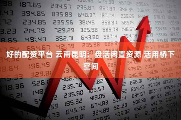 好的配资平台 云南昆明：盘活闲置资源 活用桥下空间